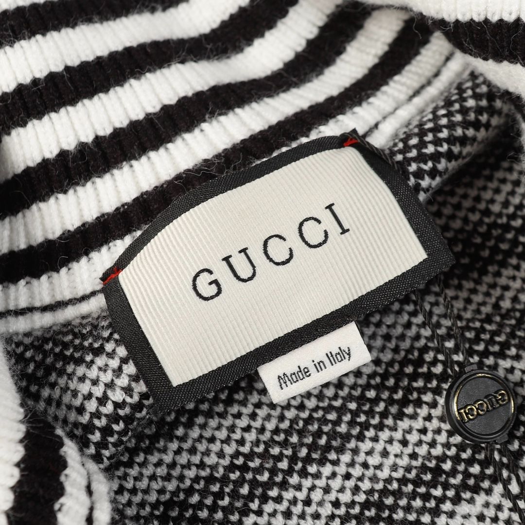 GUCCI ジップアップカーディガン GUCCI風 カラーブロック ジップアップカーディガン [本日特価