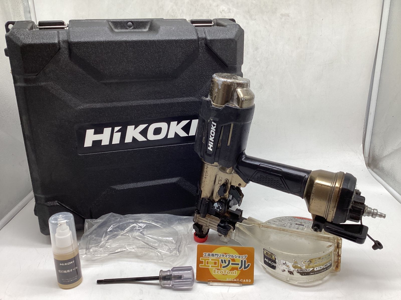 中古品】☆HiKOKIハイコーキ 高圧ねじ打機 使用ねじ長さ25~41mm ハイ