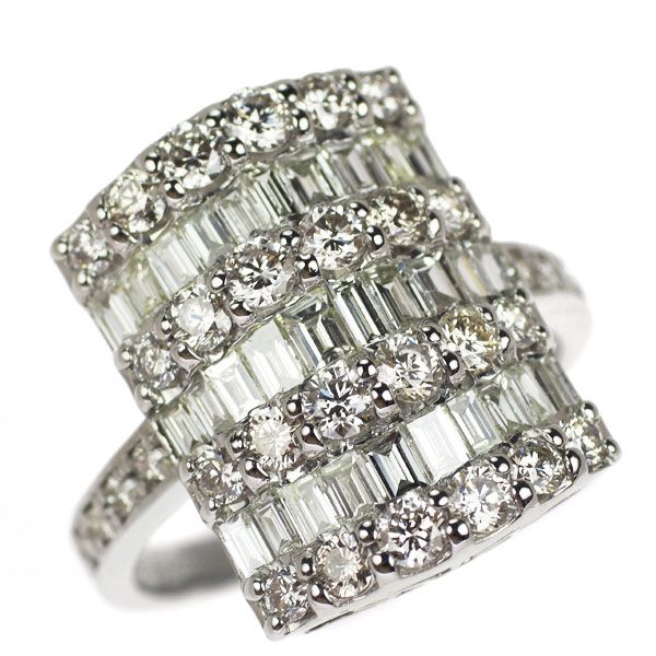 Pt950 ダイヤモンド リング 2.00ct - メルカリ