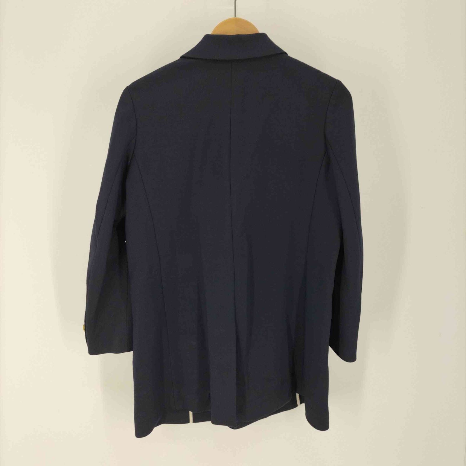 美品 ティッカ ダブルプレストテーラードジャケット 紺ブレ 金ボタン 現行 M ティッカ TICCA ダブルブレスト テーラード ジャケット ブレザー