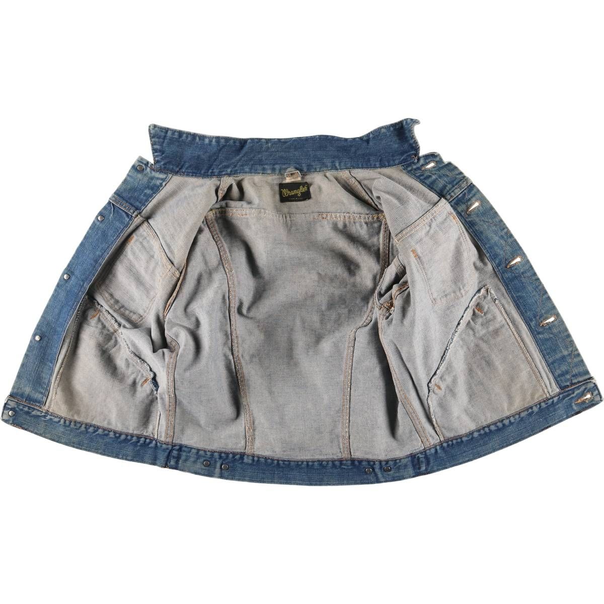 古着 70年代 ラングラー Wrangler デニムジャケット Gジャン USA