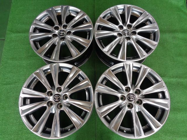 トヨタ純正アルミホイール①②の2本★30アルファード 18インチ7.5J+45 スペア用に】トヨタ 30 アルファード 純正 18in 7.5J +45 PCD114