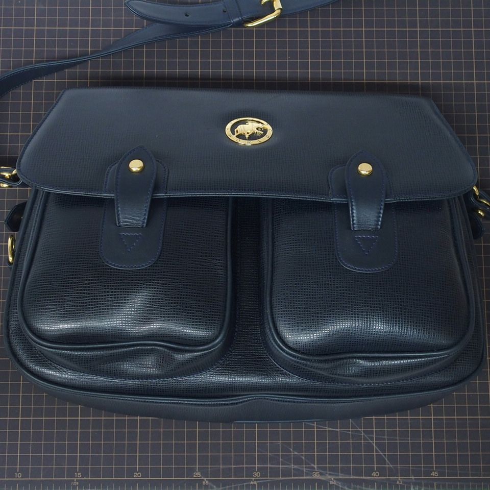 m001 F 美品 ハンティングワールド キャリーオール オールレザー