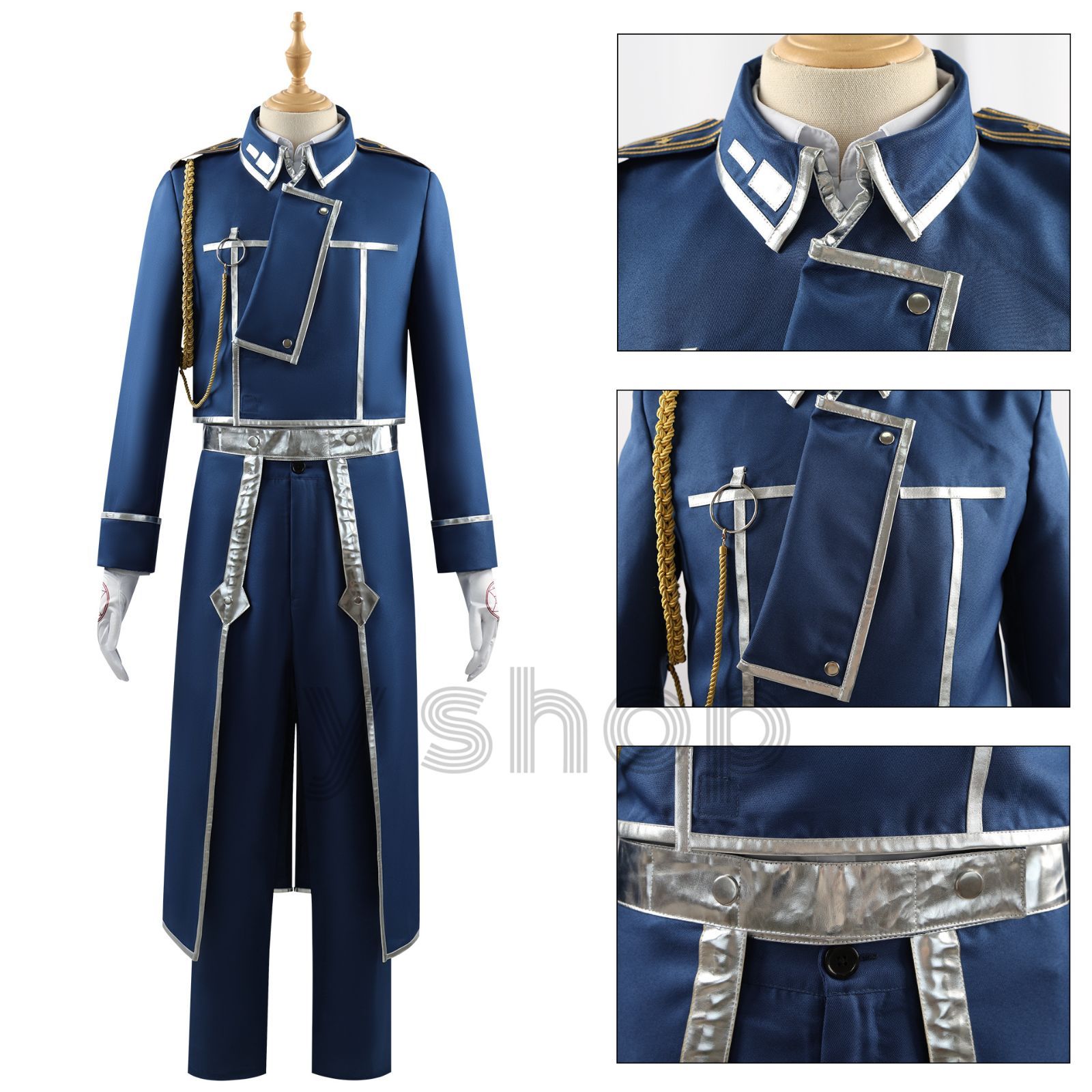 鋼の錬金術師 コスプレ 実物撮影 鋼の錬金術師 国軍軍服 エドワード