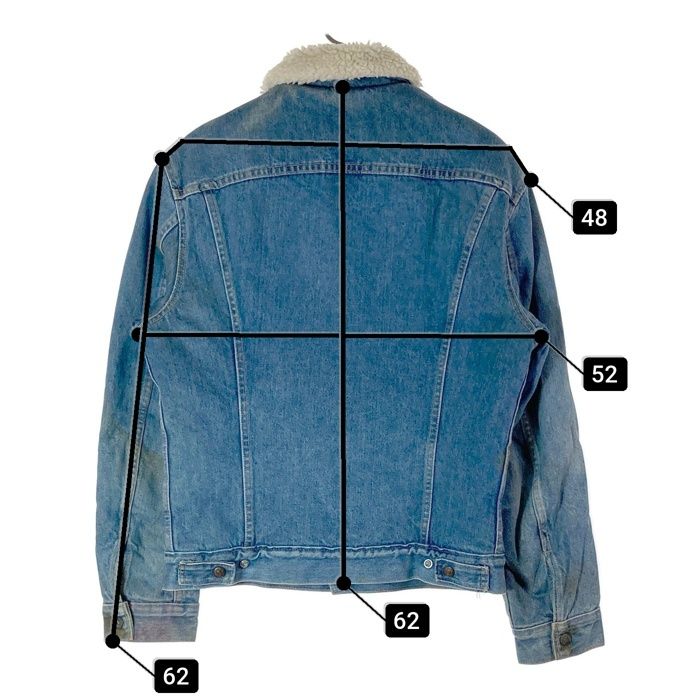 80年代 リーバイス デニムボアジャケット USA製 40R /wbh1666 80s-90s Levis デニムボアジャケット USA製small e 80\u0027s Levi\u0027s 70609