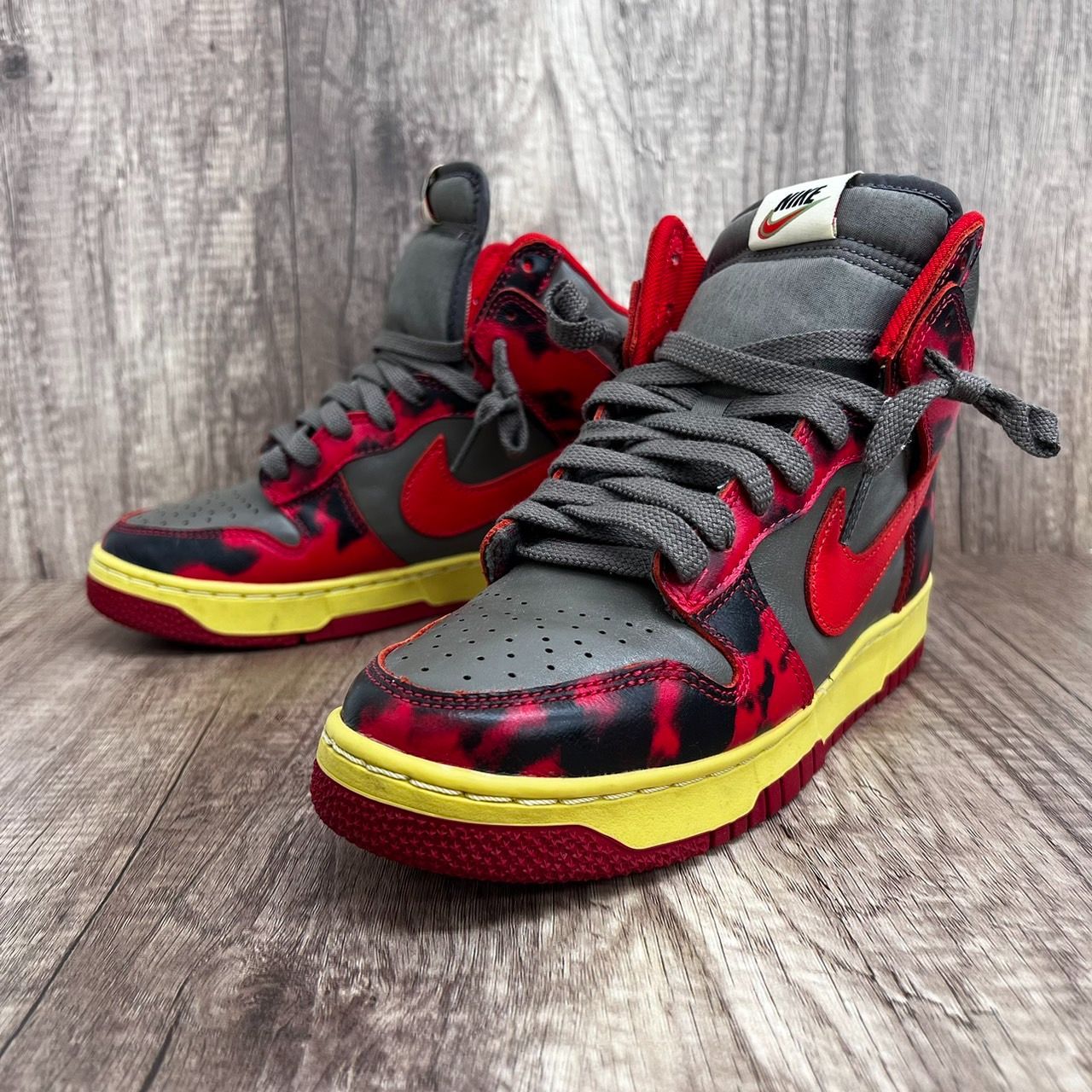 NIKE ナイキ DUNK HIGH 1985 Red Acid Wash DD9404 600 ダンク ハイ 