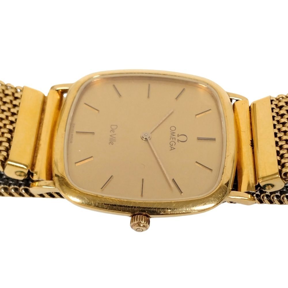 OMEGA オメガ De Ville クォーツ スクエア オメガ 腕時計 デビル