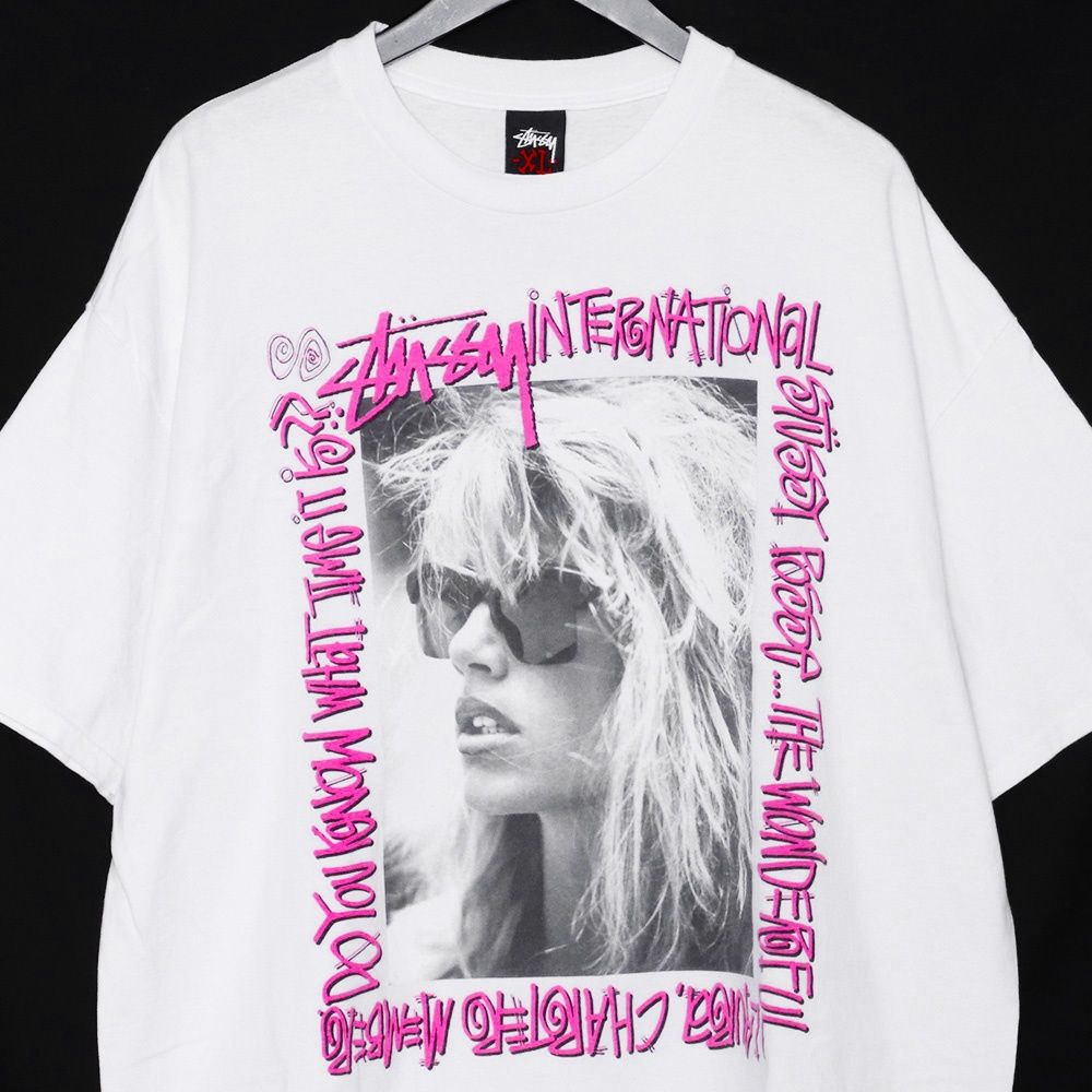 STUSSY LAURA TEE XLサイズ ホワイト - メルカリ