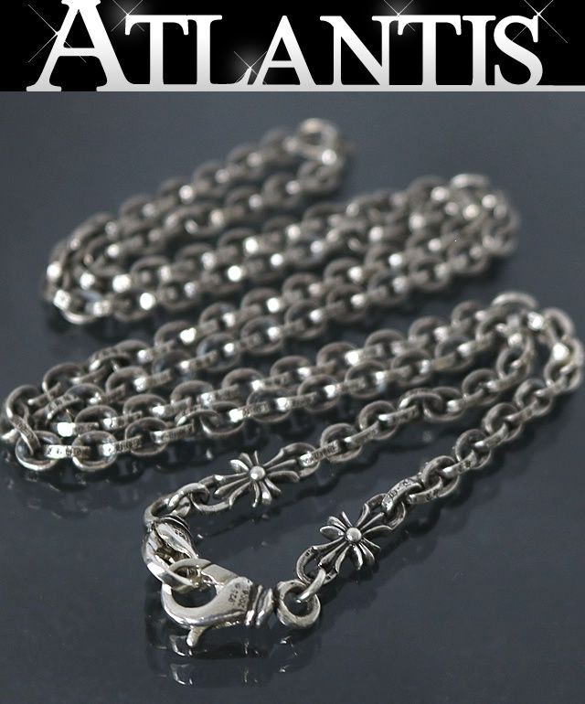 クロムハーツ NECKCHAIN R20/ロールチェーン20inch シルバーネックレス