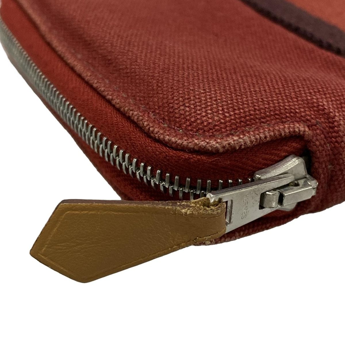 エルメス キャンバス フールトゥ パースGM ラウンドファスナー 長財布 HERMES エルメス ＊ フールトゥ 長財布 パースGM キャンバス HERMES