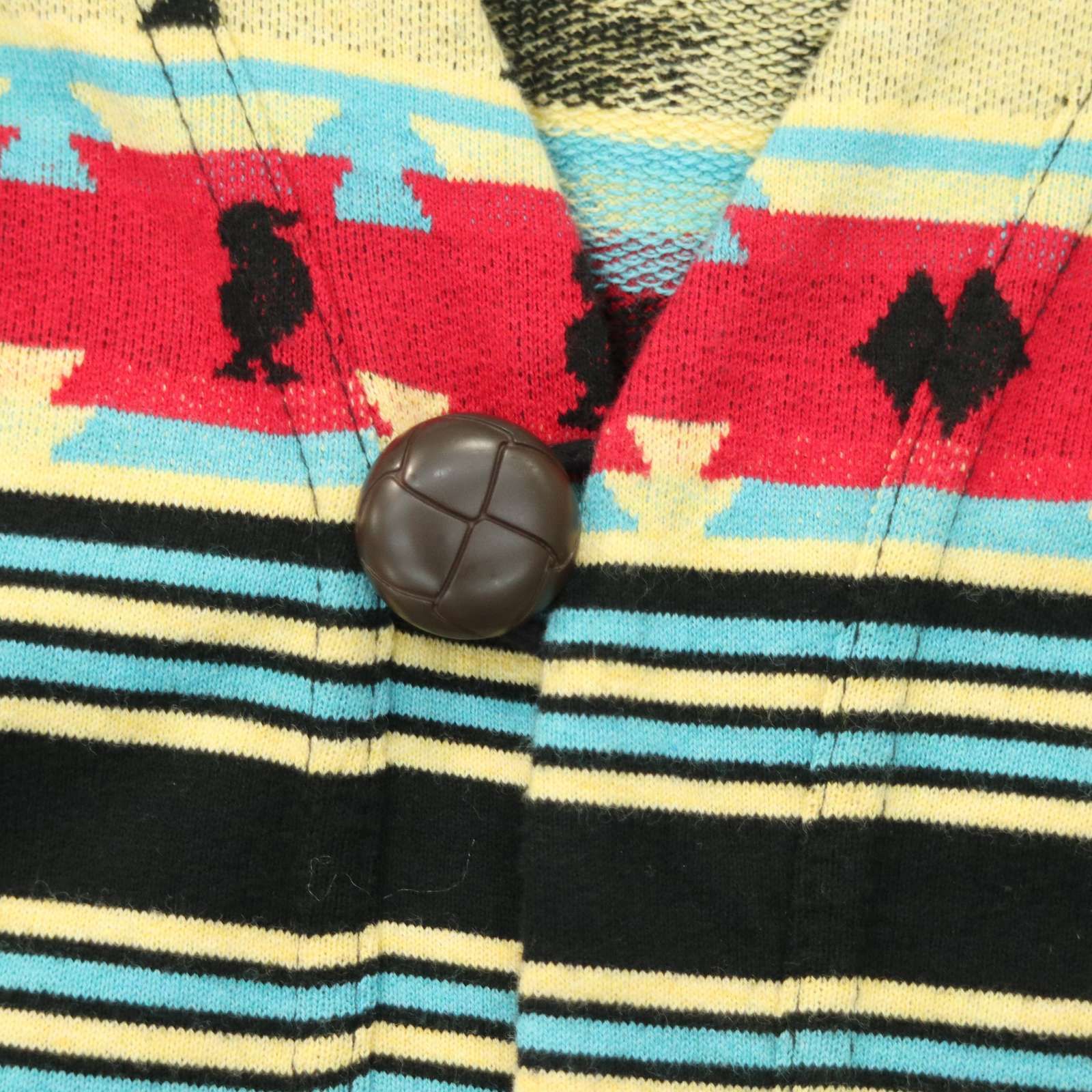 美品☆ CHUMS チャムス 通年 ブービーバード ネイティブ ボーダー☆ V