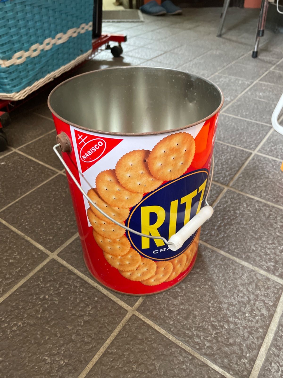 ヴィンテージ レトロ RITZ 空き缶 tin缶・ヴィンテージ・RITZ Ritz Tin