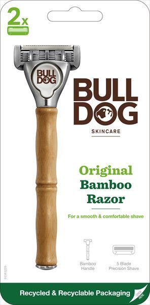 まとめ買い-5点セット ブルドッグオリジナルバンブーホルダー 替刃２コ付 三宝商事 ボディソープ