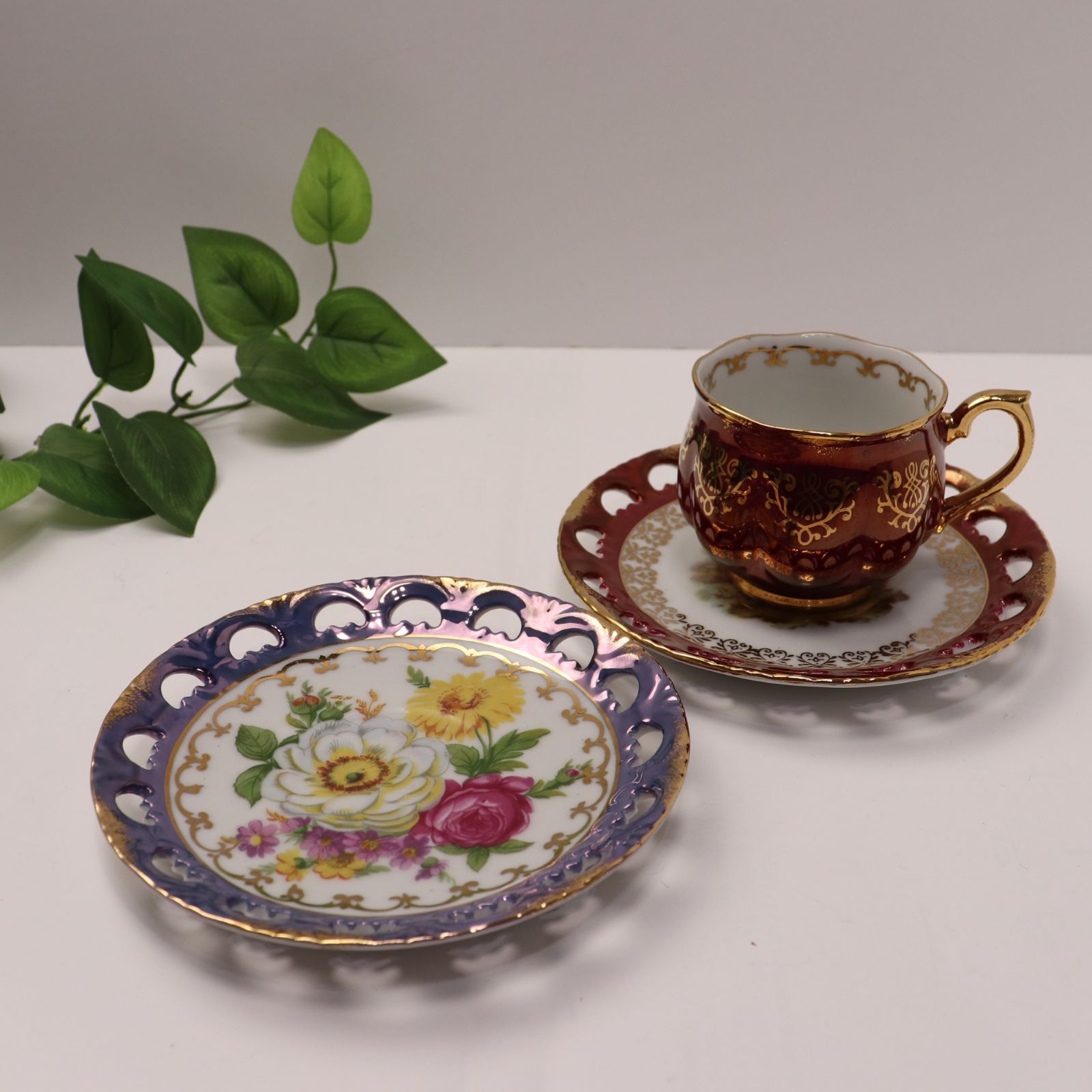 1932 大橋陶器 カップ&ソーサー 1客 ソーサー おまけ付 大橋チャイナ