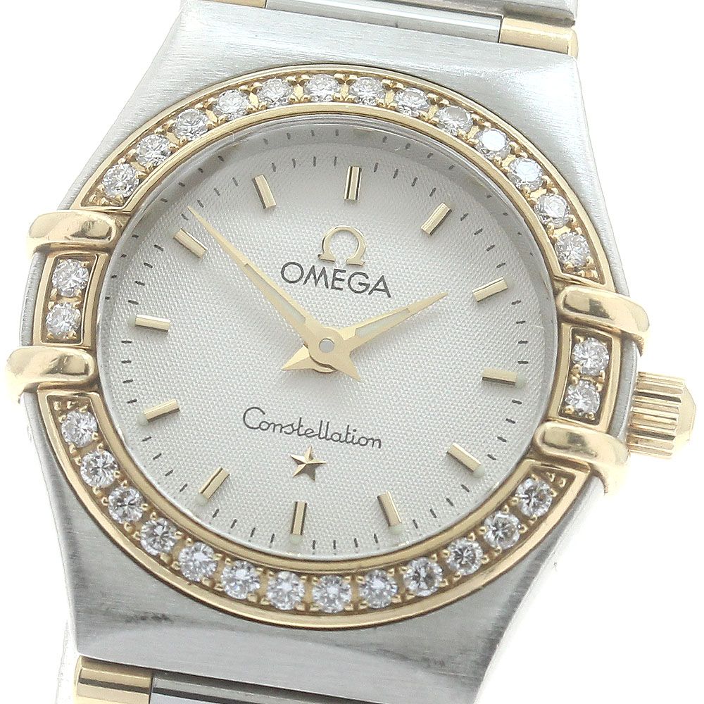 オメガ OMEGA 1367.30 コンステレーション ミニ ダイヤベゼル クォーツ レディース_882501