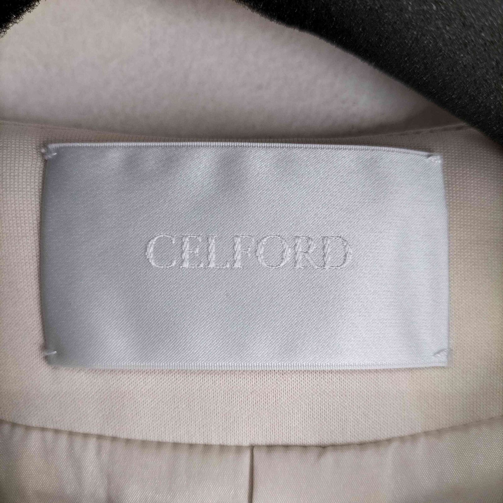 CELFORD(セルフォード) ノーカラーポンチジャケット レディース  36 中古 古着 0723 CELFORD CELFORD(セルフォード) ノーカラーポンチジャケット