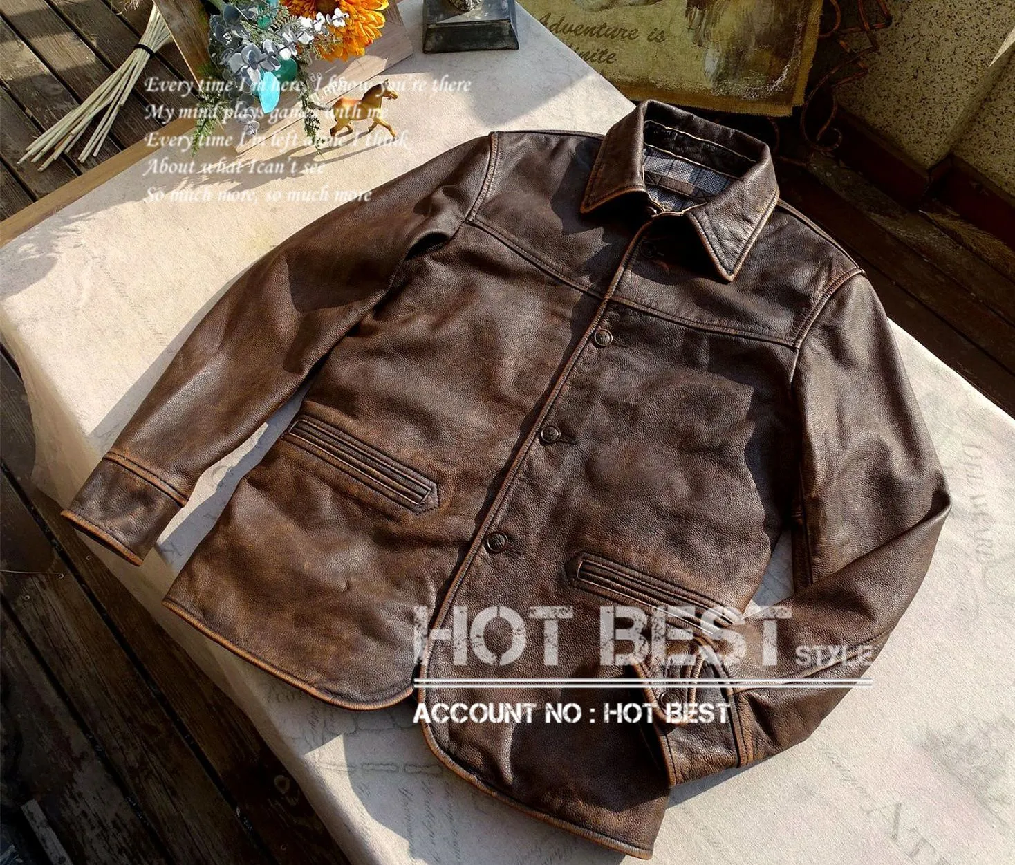 30s レザージャケット カーコート ブレーキマンコート ポリスマンジャケット FREEWHEELERS - フリーホイーラーズ ブレーキマンコートの通販 by は