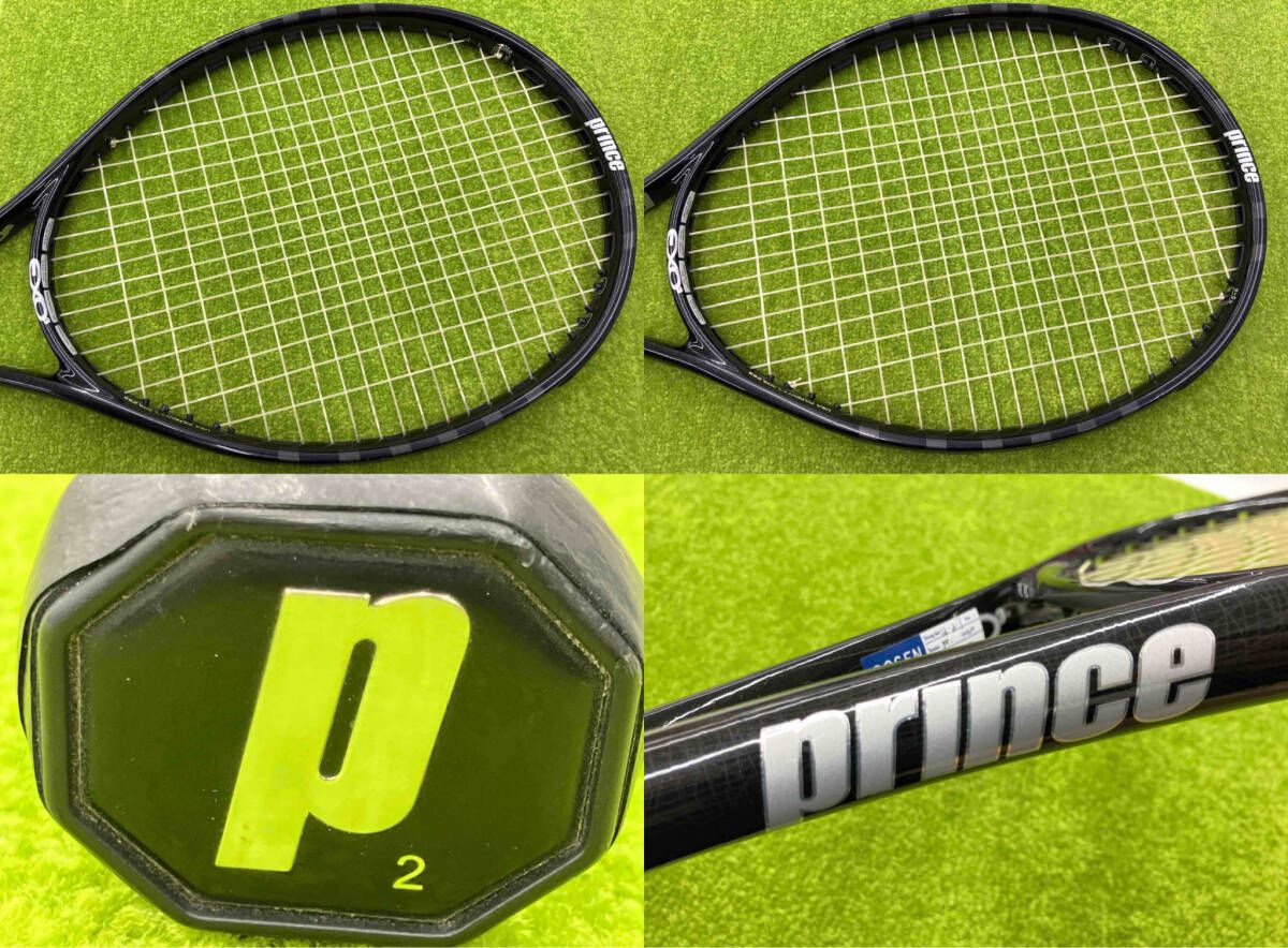 Prince - Prince プリンス EXO3 BLACK TEAM 100 硬式ラケット Prince EXO3 Black Team 100 Tennis Rackets at best price in
