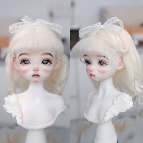 ドールウィッグ 6~7インチ 三つ編み ロングヘア ピンク SD BJD 6分 ドールウィッグ 6~7インチ 三つ編み ロングヘア ブロンドピンク｜Yahoo