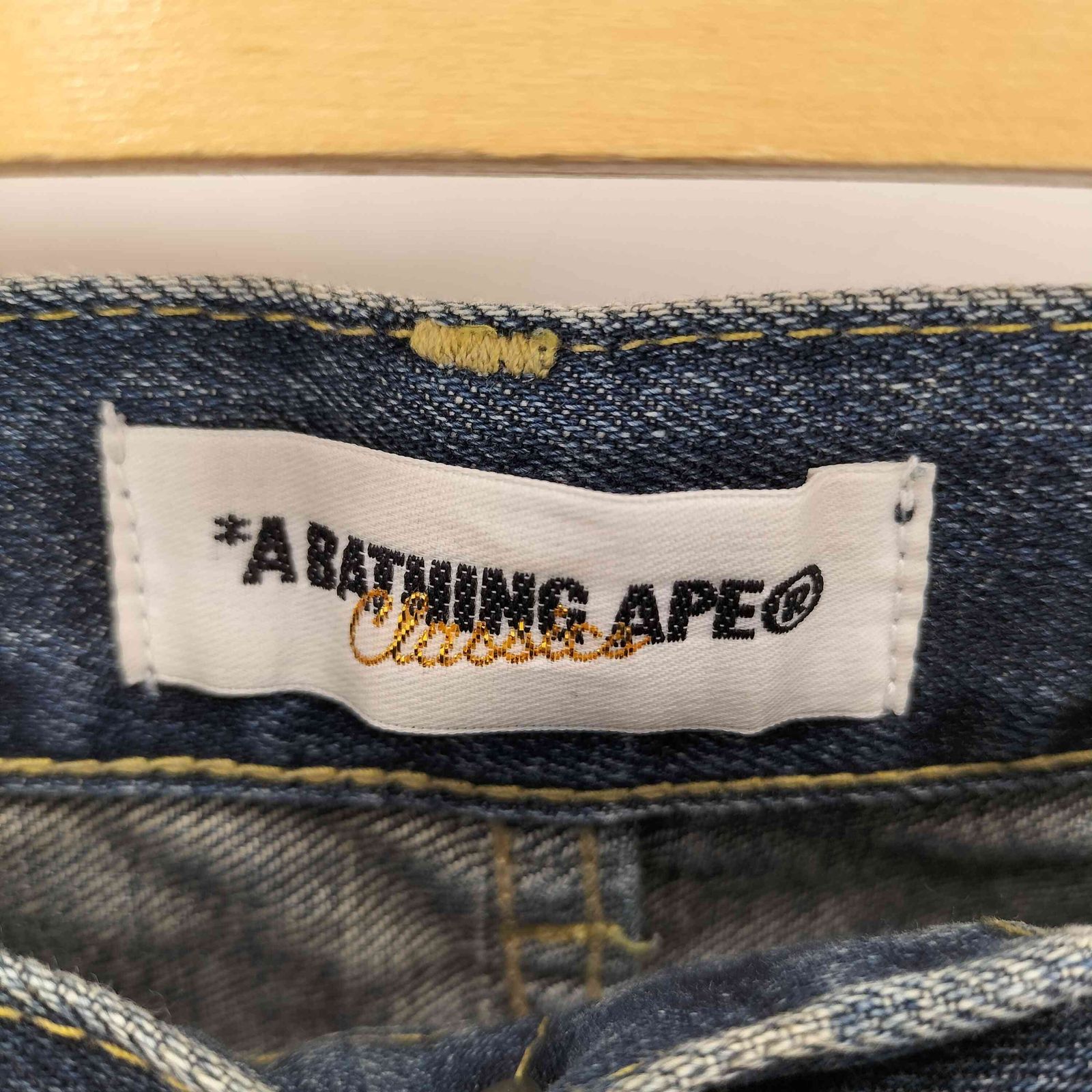 ア ベイシング エイプ デニム ミニスカート アベイシングエイプ A BATHING APE タイトスカート デニム ミニ