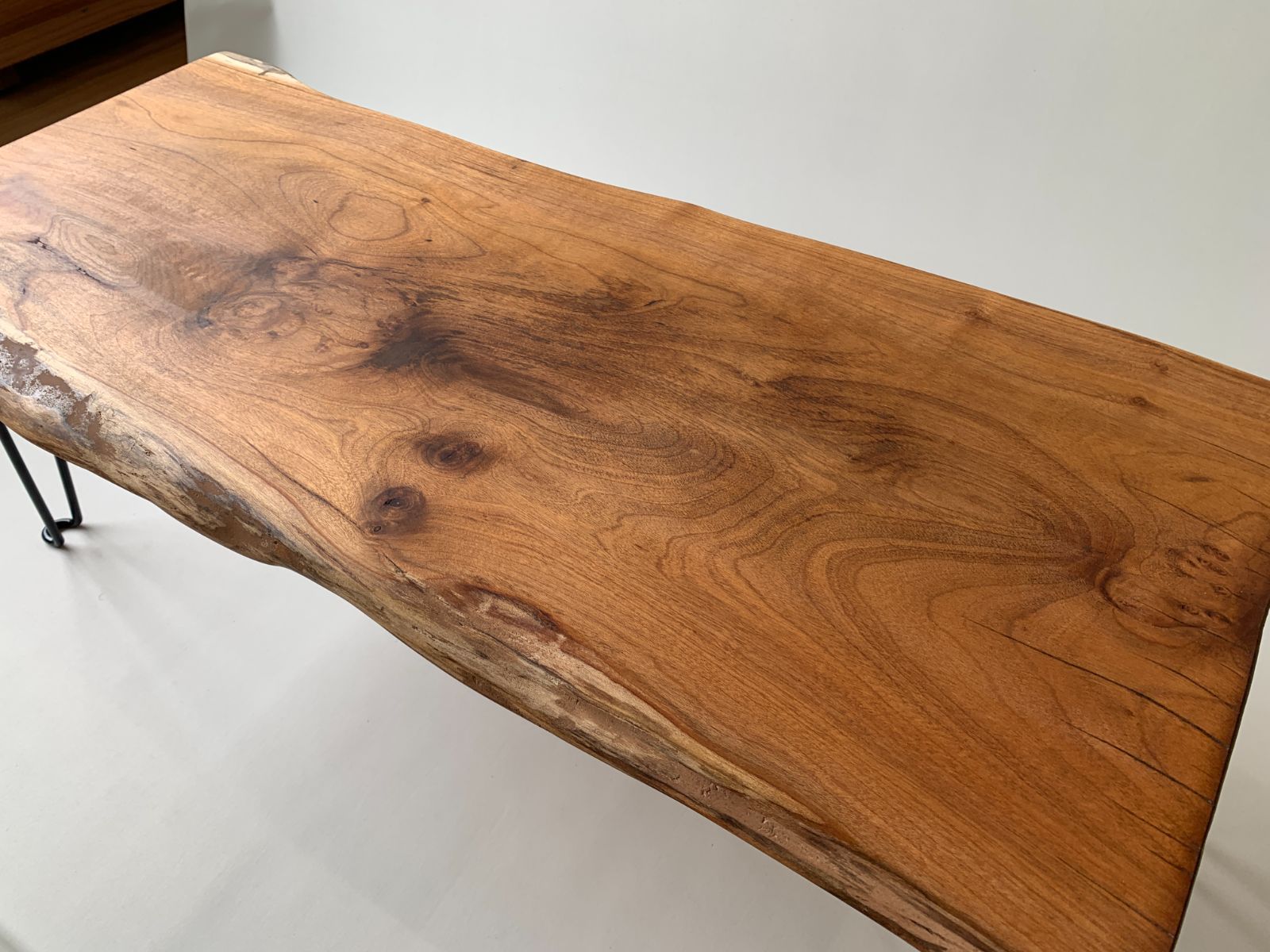 桜 サクラ 一枚板折り畳みテーブル 木製 ローテーブル ちゃぶ台