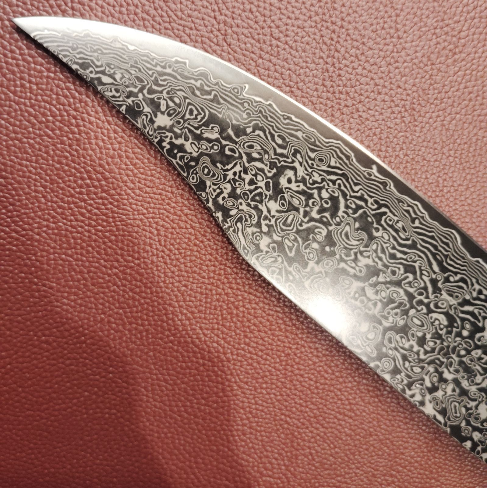 新作】プレゼント付き 67層 ダマスカス鋼 デザイン 牛刀 シェフナイフ