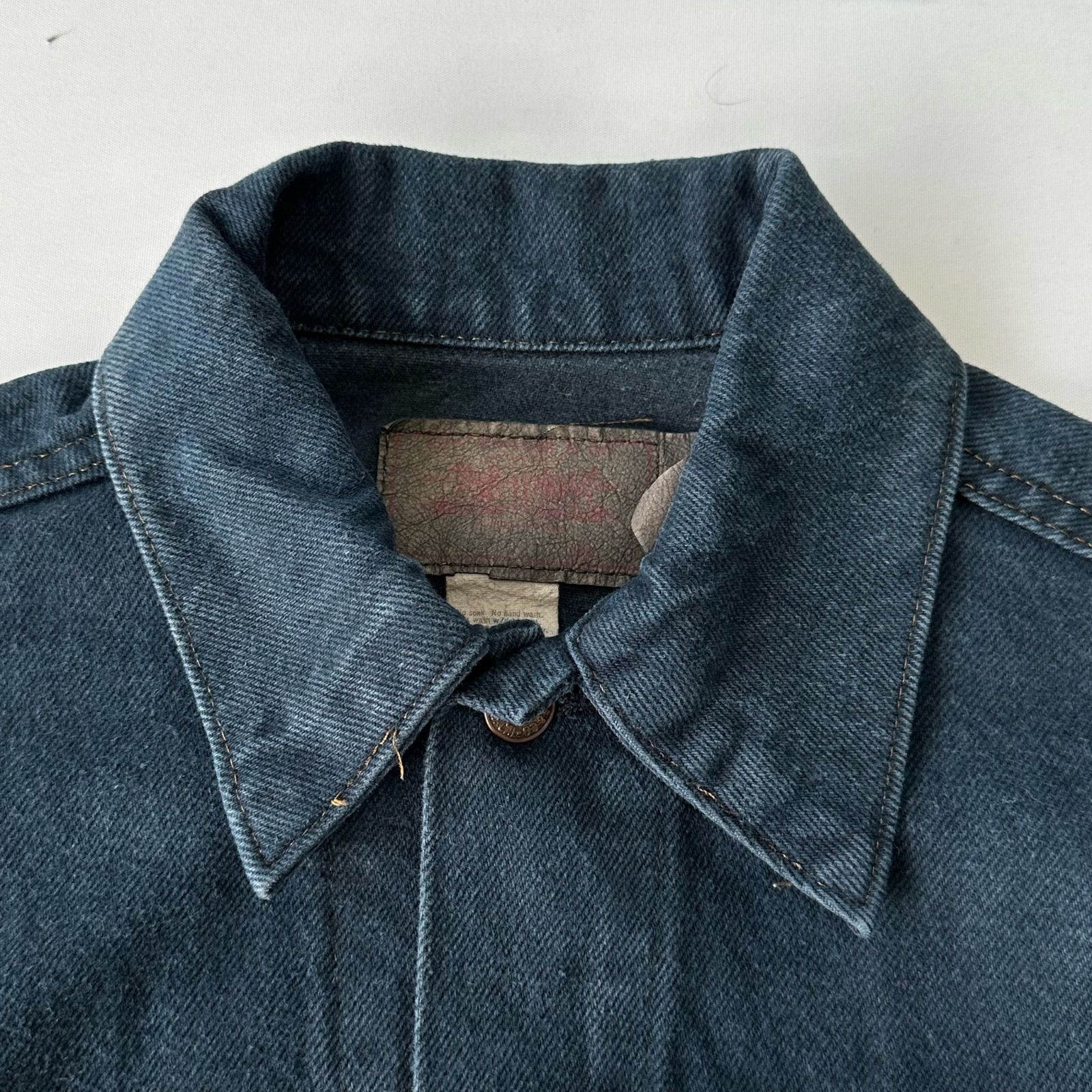 80s USA製 リーバイス70505 デニムジャケット 後染め ブラックLevi
