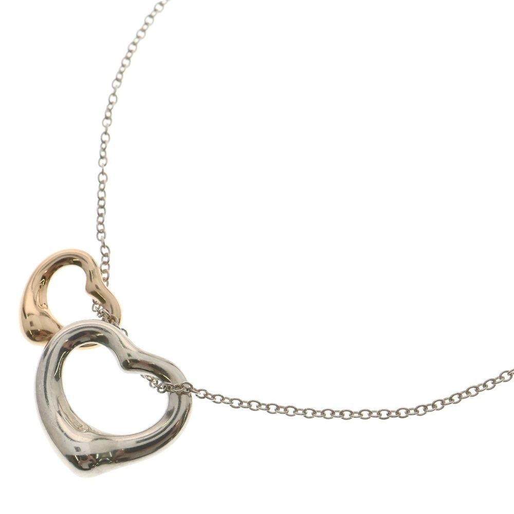 TIFFANY&Co (ティファニー) ダブルオープンハート ネックレス