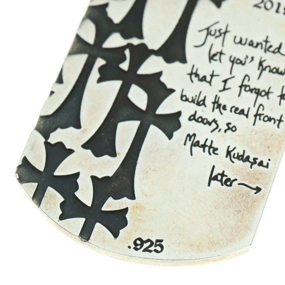 CHROME HEARTS (クロムハーツ) 青山20周年限定 D TAG LRG LTD ラージ