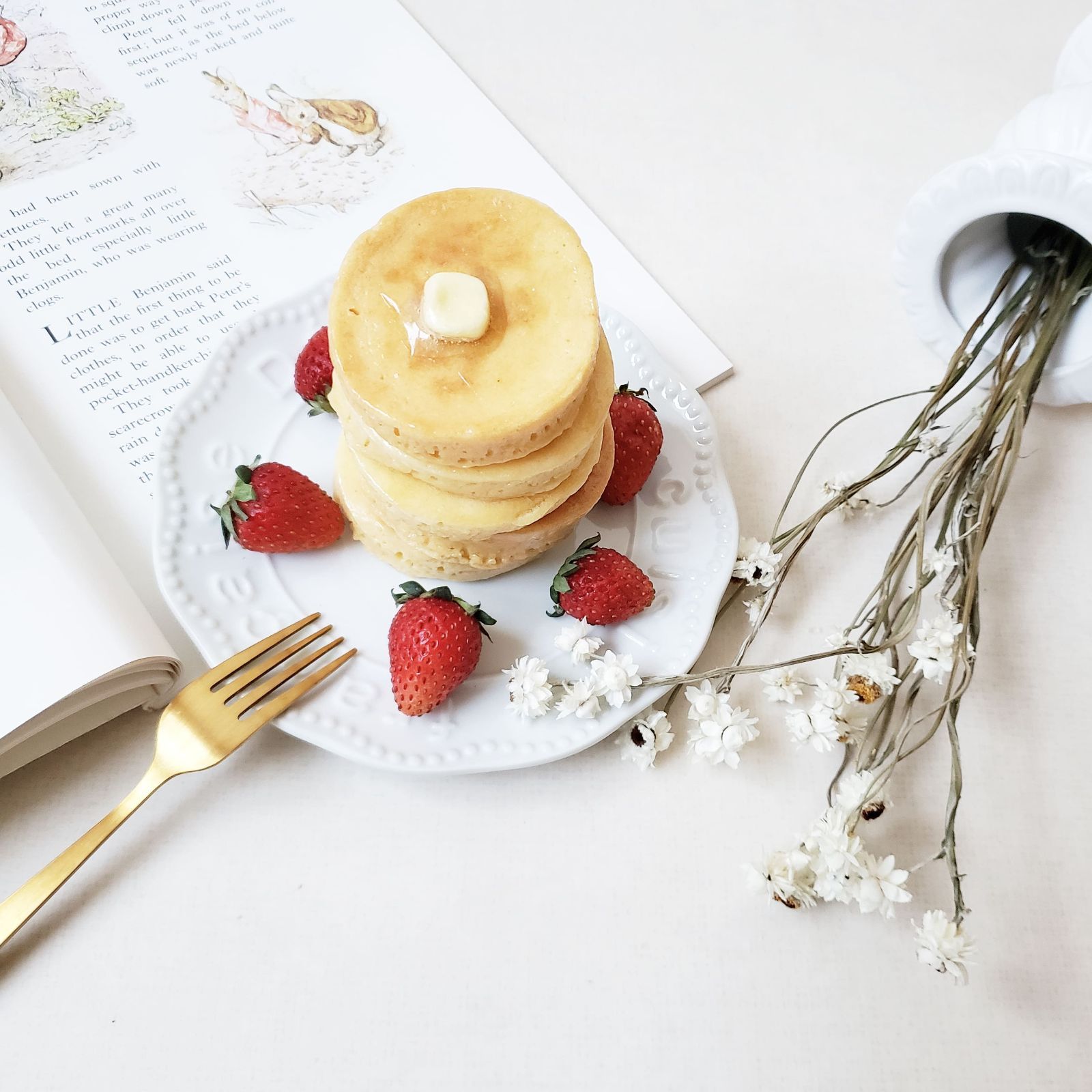 フェルトおままごとパンケーキホットケーキハンドメイド - クラフト