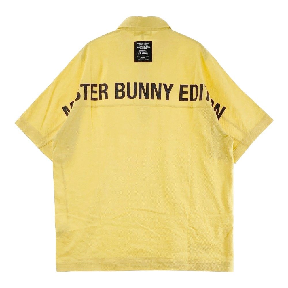 サイズ：6 MASTER BUNNY EDITION マスターバニーエディション 2023年モデル 半袖ポロシャツ  イエロー系 [240101434130] ゴルフウェア メンズ ストスト サイズ：6 MASTER BUNNY EDITION マスターバニーエディション