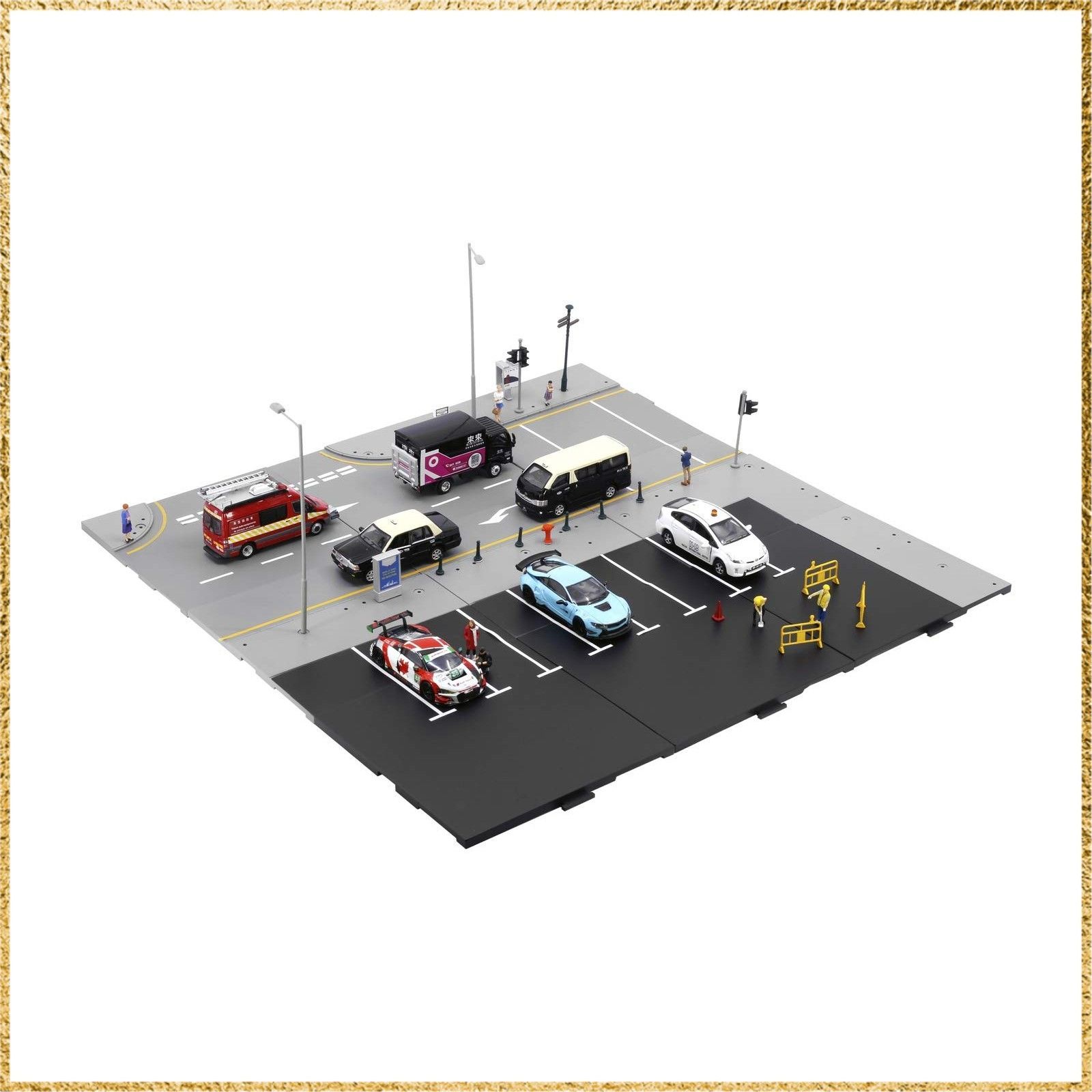 彡 でお届け Tiny City ジオラマ S 2 マカオ 道路キット