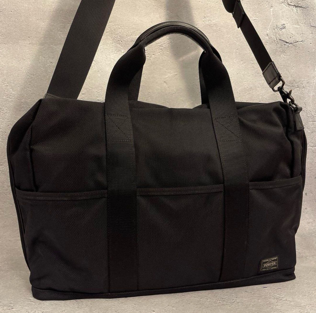 PORTER ビジネスバッグ 黒 A4対応 ショルダー付属