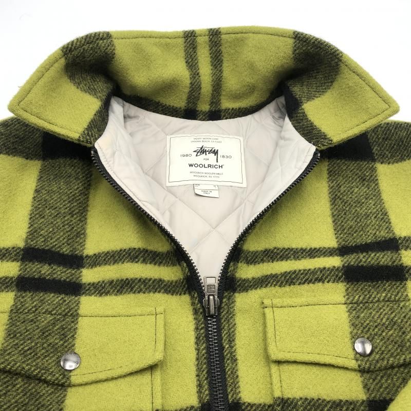 STUSSY×WOOLRICH ステューシー 別注品 ウールリッチ ワークシャツ