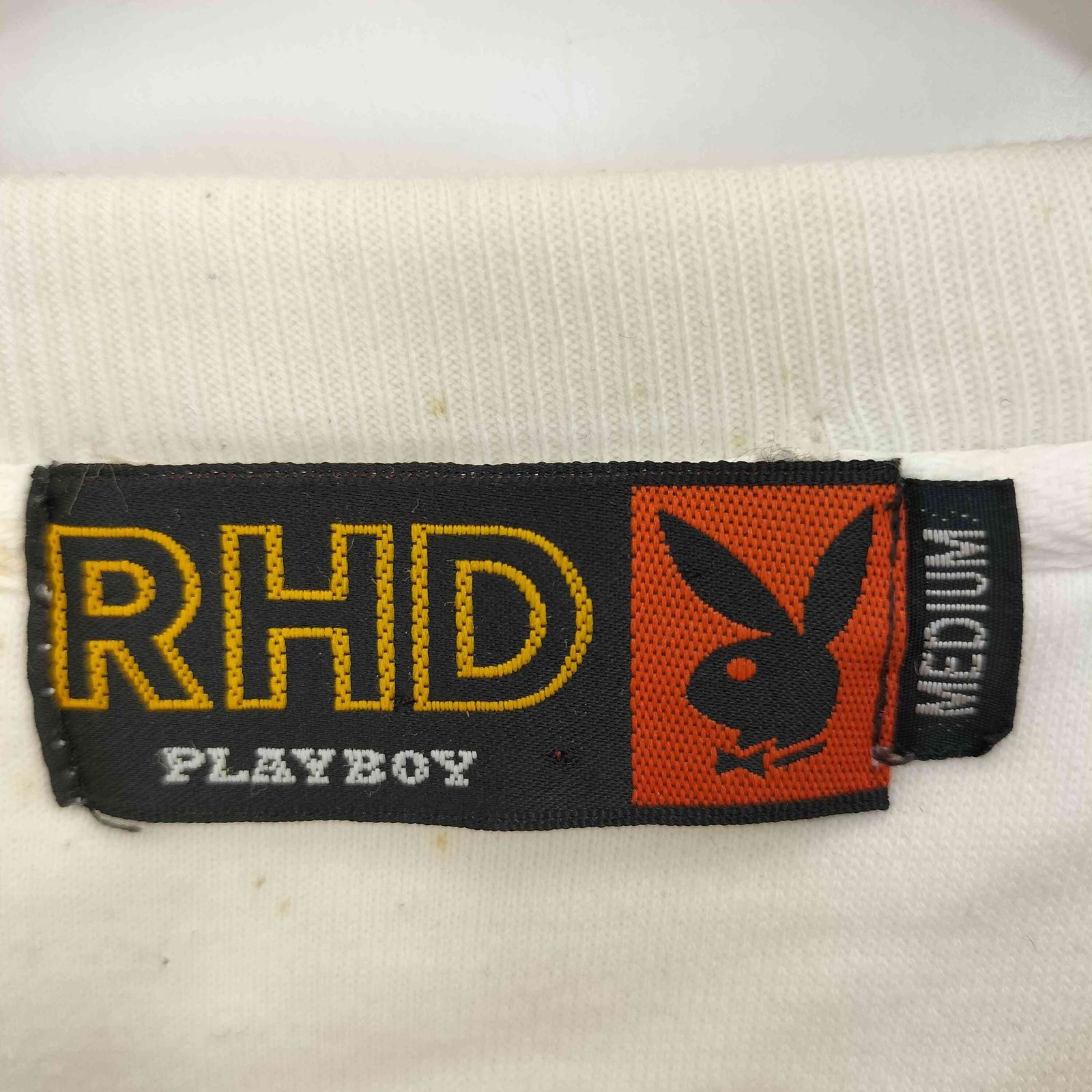 プレイボーイ PLAYBOY 90S RHD タグ ロゴ プリント スウェット メンズ 