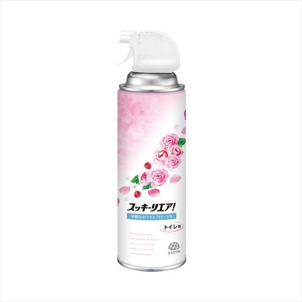 まとめ買い-30点セット スッキーリエアトイレ用可憐なホワイトフローラル アース製薬 芳香剤 トイレ用