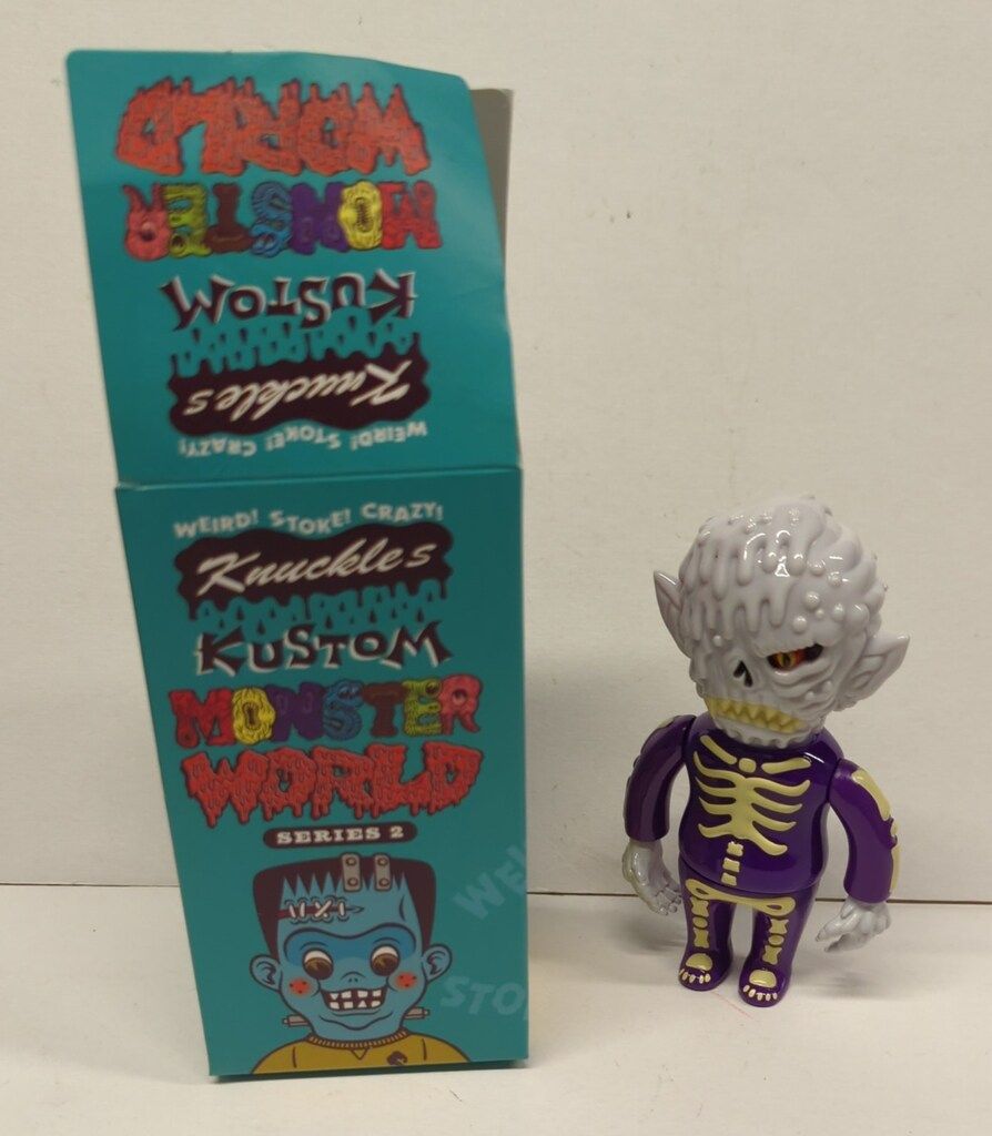 HOW2WORK Knuckle's Kustom Monster World SERIES2 HEAD LOCK STUDIO SLIME KUN 紫スーツ