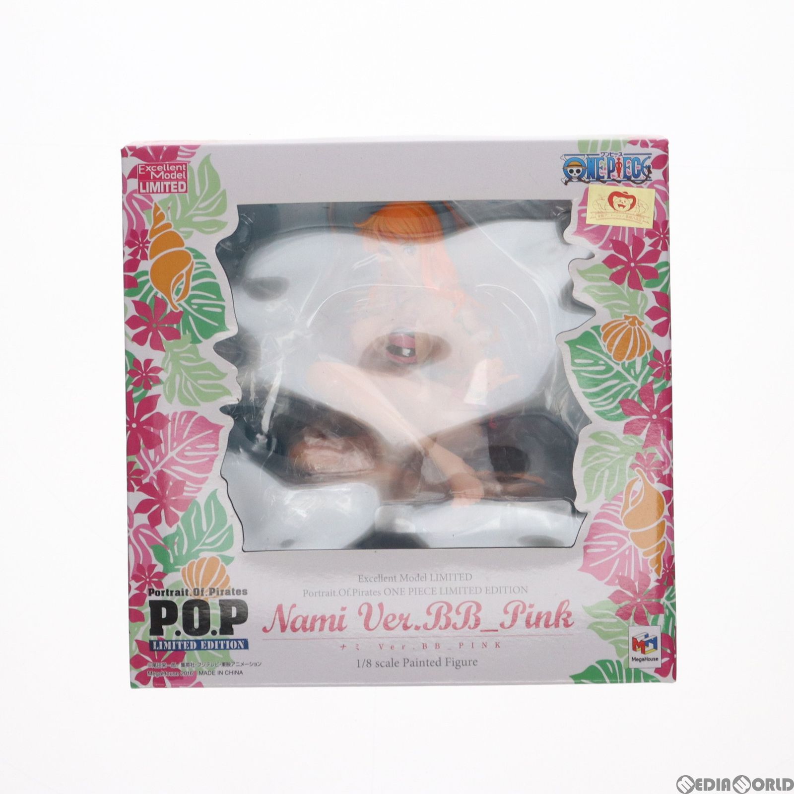 Portrait.Of.Pirates P.O.P LIMITED EDITION ナミVer.BB_PINK ONE PIECE(ワンピース) 1/8 完成品 フィギュア ワンフェス2016冬u0026一部店舗限定 メガハウス