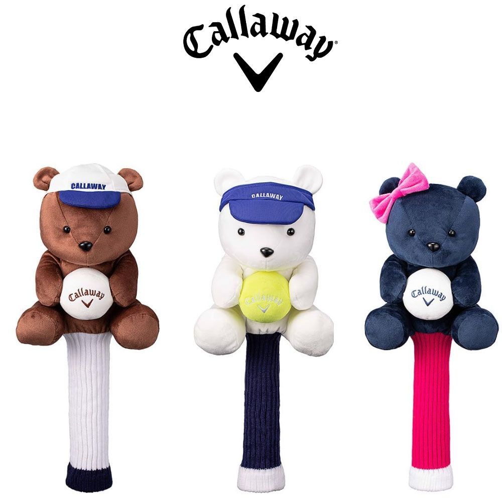 キャロウェイ ユーティリティー用 ヘッドカバー ベア BEAR UT FW 23 レディース