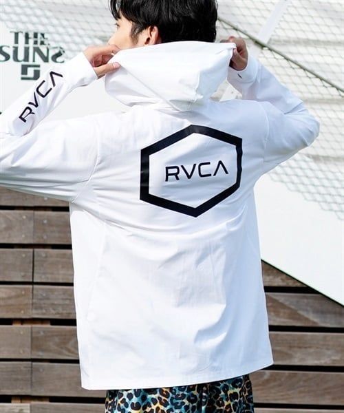 RVCA ルーカ BD041-850 メンズ ラッシュガード ジップアップパーカー