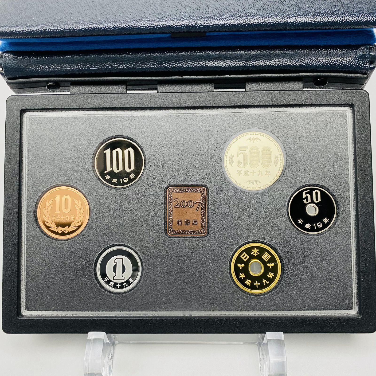 2007年 平成19年 通常プルーフ貨幣セット 額面666円 年銘板有 全揃い 
