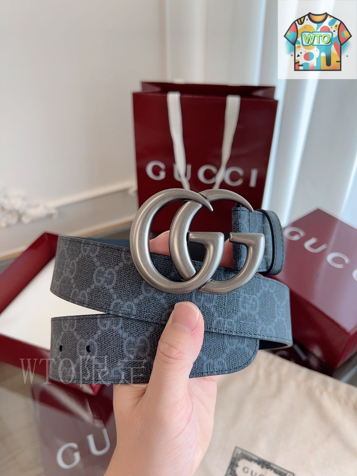 即購入値下げコメントお願いします❁ GUCCI グッチ ベルト 今日特価】GUCCI グッチ レザーベルト-3 - メルカリ