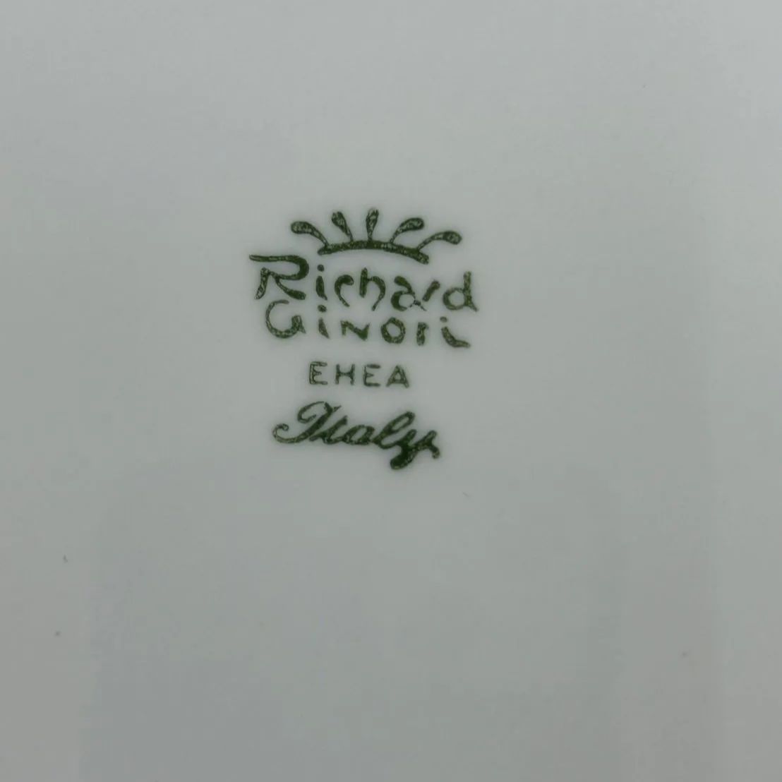 リチャードジノリ ドッチア工房 手描き 花柄 19.5cmプレート2枚