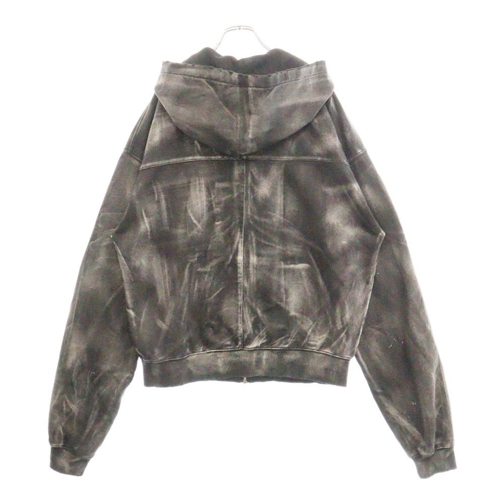 LAST NEST (ラスト ネスト) 24AW WASHED ZIP HOODIE ロゴ刺繍