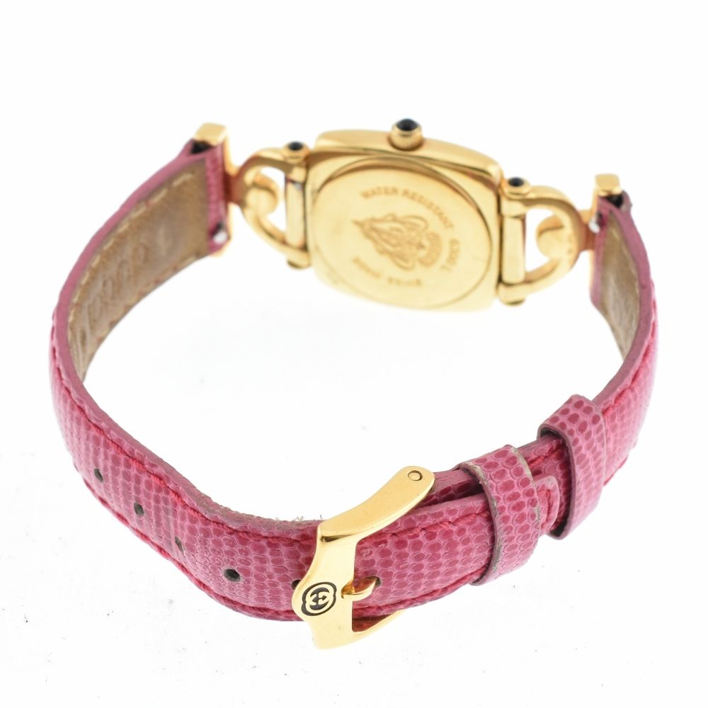 グッチ GUCCI 6300L ホースビット GP/レザー クォーツ