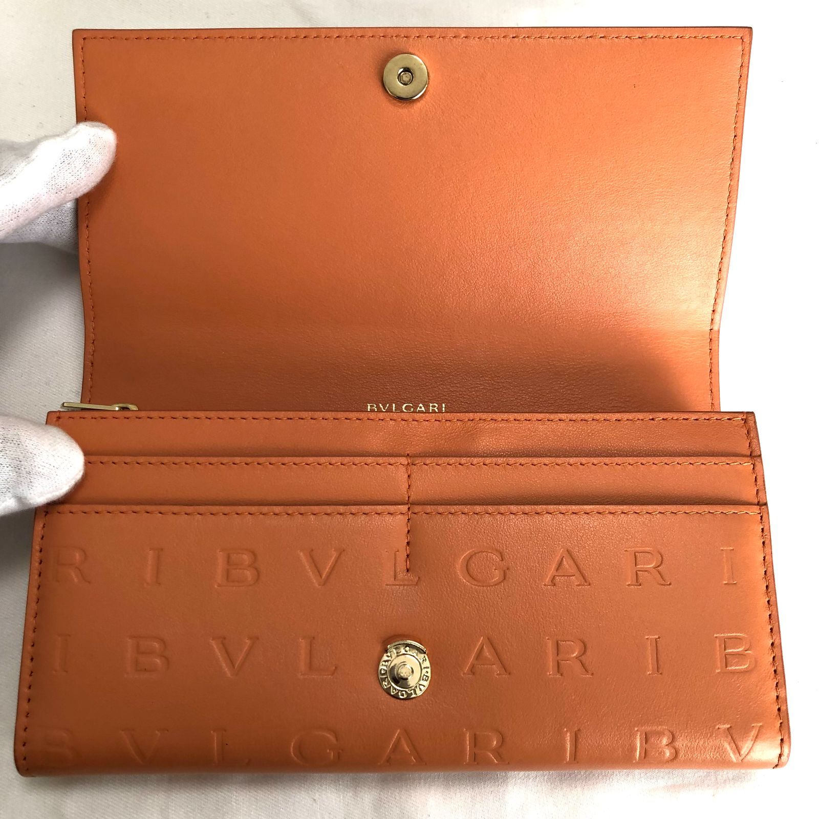 ⭐超美品⭐BVLGARI インフィニートゥム 長財布 バイカラー 
