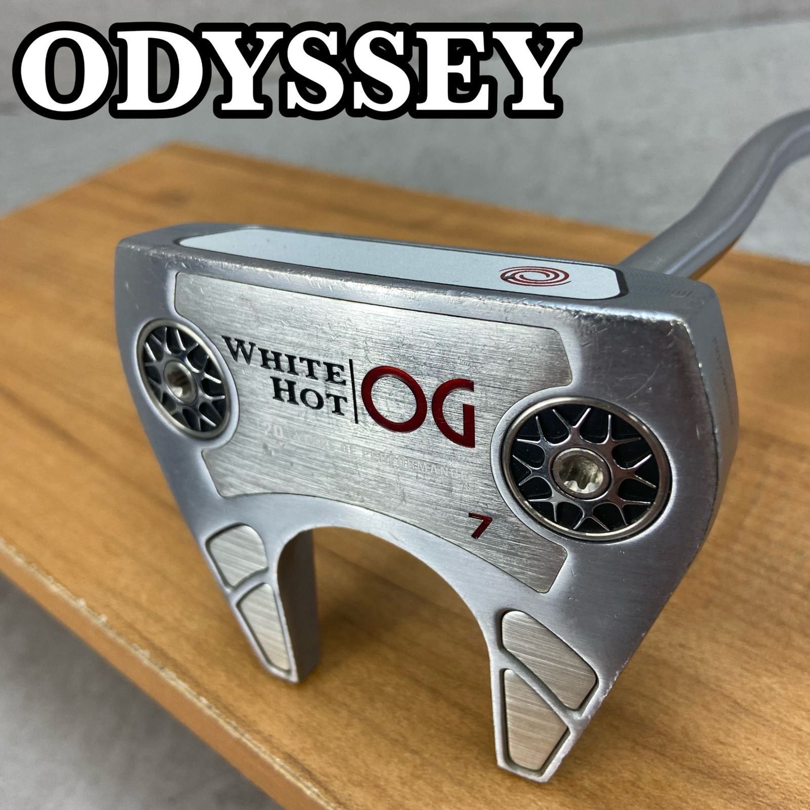 ODYSSEY　オデッセイ　WHITE　HOT　RX　7 ホワイトホット　メンズゴルフパター　スチール　右利き用　PT　34インチ　ネオマレット　540g オデッセイ ホワイトホット OG 7 メンズゴルフパター スチール