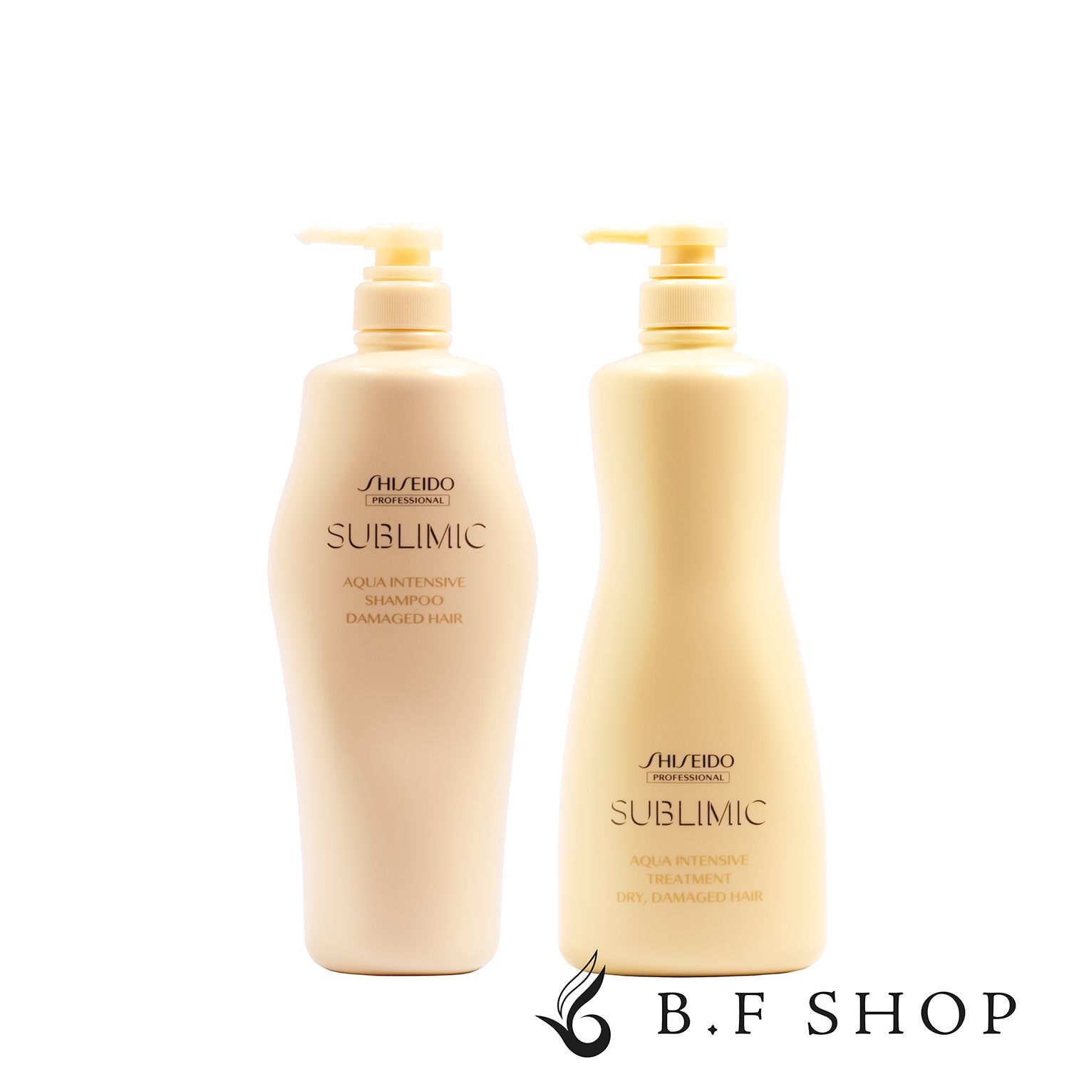 【セット品】資生堂 サブリミック アクアインテンシブ シャンプー & トリートメント D 1000ml LSC