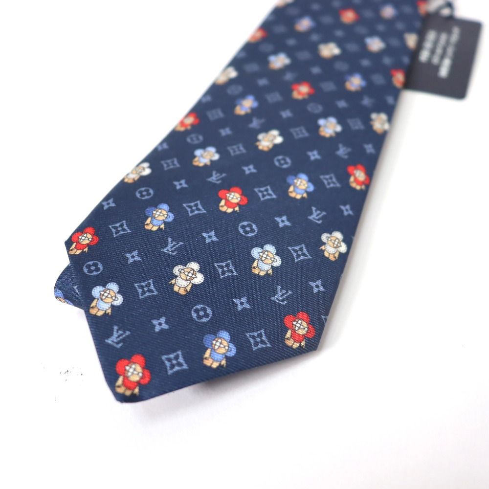 ルイ・ヴィトン ネクタイ クラヴァット ソー ヴィヴィエンヌ M76322