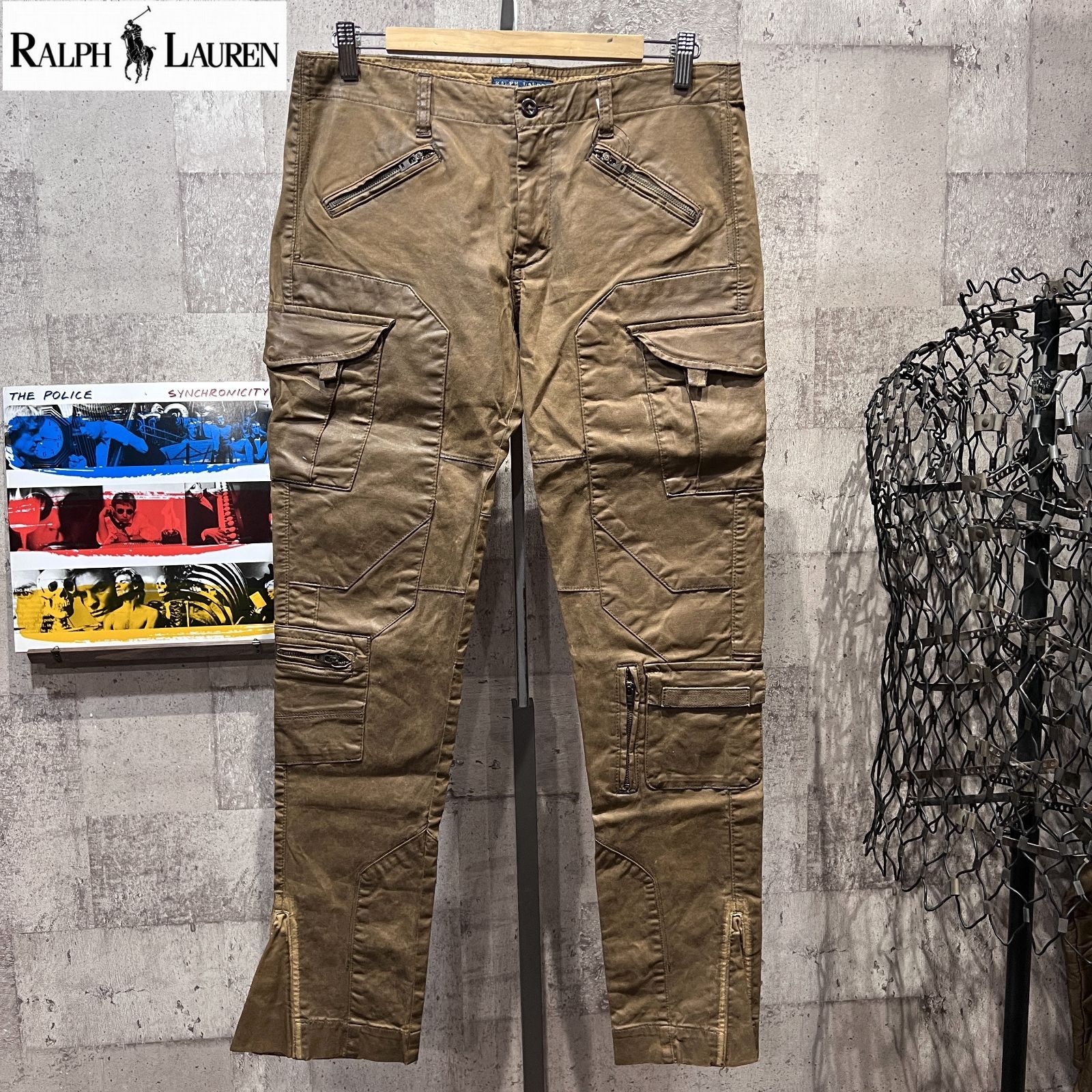 【RLX ラルフローレン】 カーゴパンツ パラシュート パンツ 29 polo ralph lauren パラシュートパンツ Travis Scott